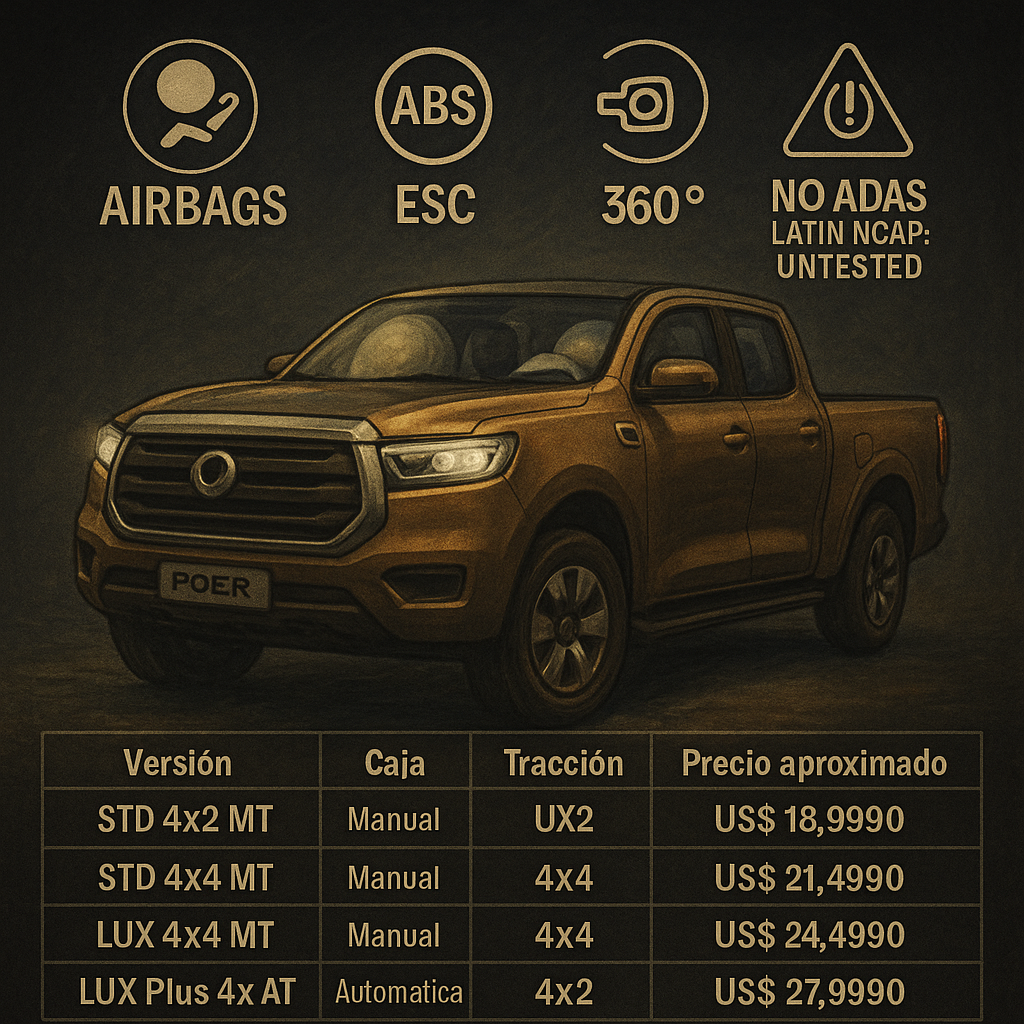 version de poer disponibles